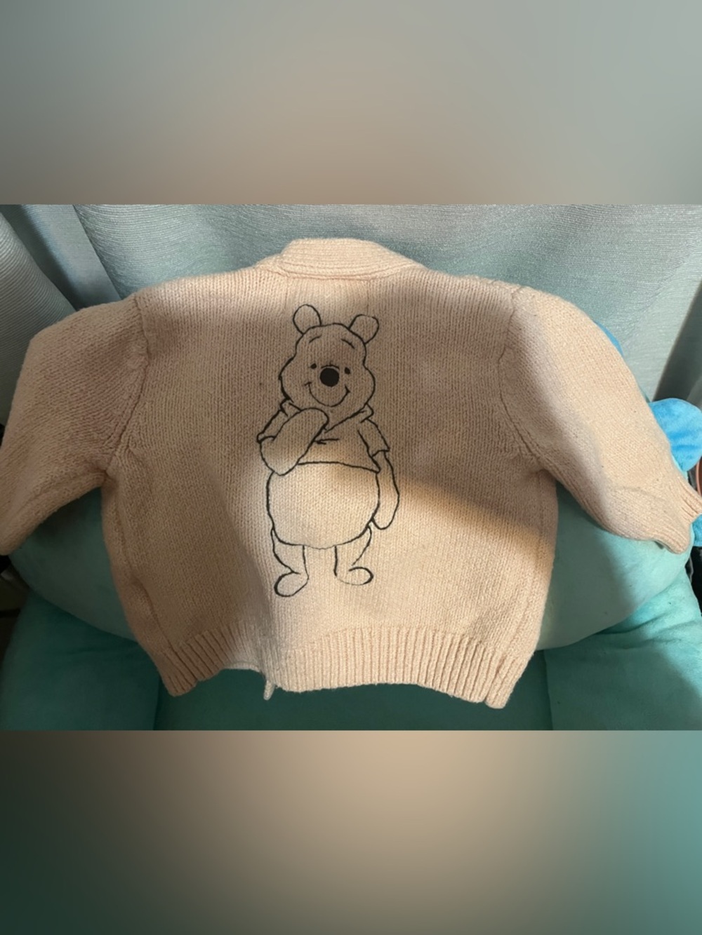 Old Navy Cream Winnie the Pooh Knit Sweater
